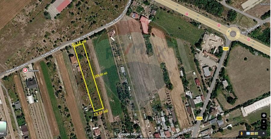 Teren 3,700mp Gulia/DN7 -20 km fata de Pta Victoriei -ideal investitie