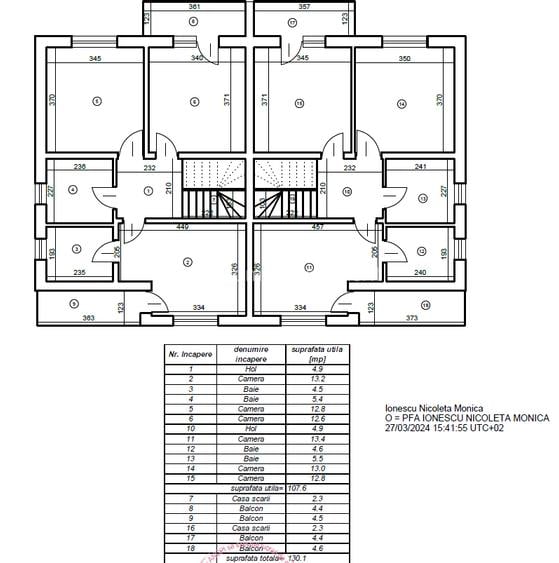 Vila tip duplex 4 camere - Berceni - 2