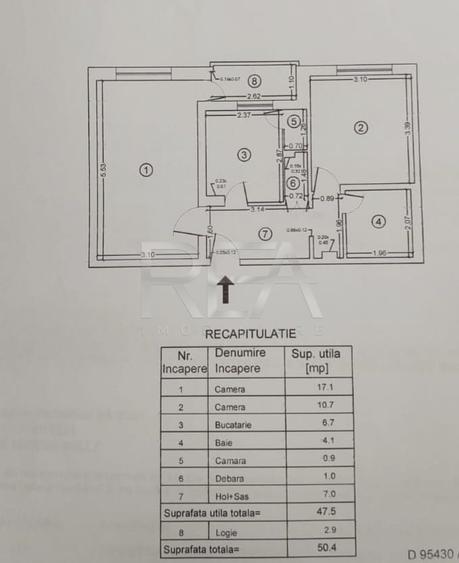 2 camere Dristor decomandat, inst. schimb., metrou, 50 mp, renovat