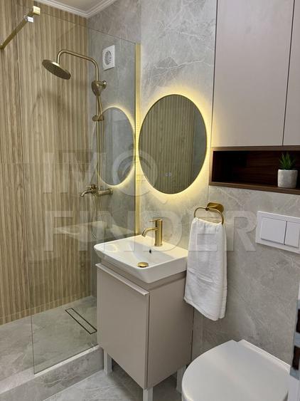 Garsonieră renovată, mobilată nou, etaj 7/10 – Gheorgheni, str. Detunata