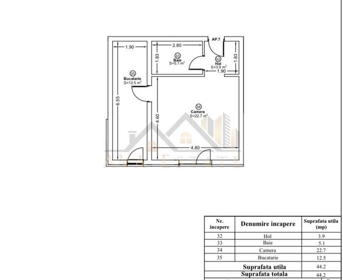 Apartament 1 camera | Bloc Nou - Zona Giroc