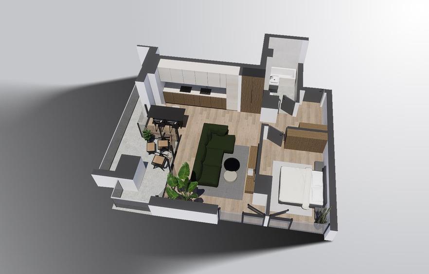 Apartament cu view catre Parcul Botanic - Alenia Botanic Park