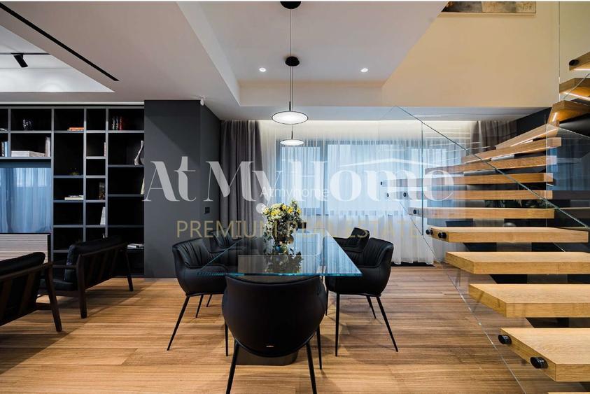 Duplex penthouse spectaculos cu 4 camere, mobilat premium, vinoteca, 3 parcari - 4