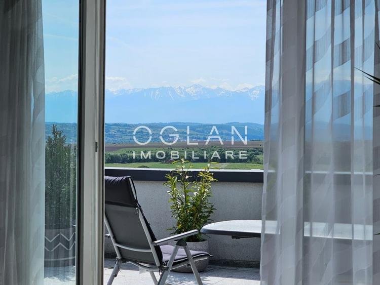 Penthouse cu vedere spre munti, terasa, boxa, Avantgarden, Sibiu