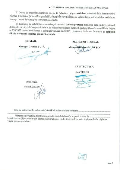 Proiect rezidențial cu AC – 29 apartamente – 4.330 mp – 35 parcări – S