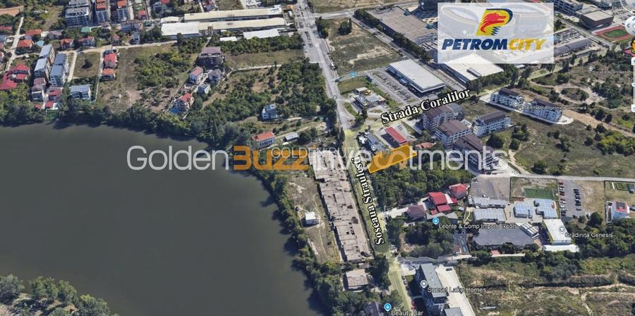 Teren 882 mp | Străulești – Petrom City | Deschidere 22 m - 2