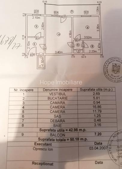 Brancoveanu-Secuilor-Apartamnet de 2 camere-renovat - 13