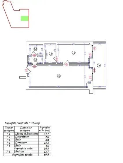 Apartament 2 camere premium MOBILAT UNIRII Bloc Nou Mutare Imediată