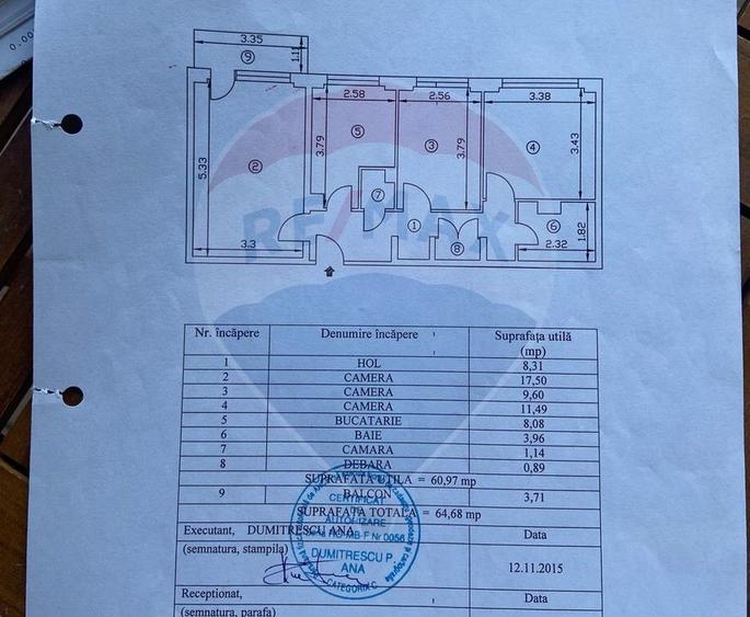 Apartament 3 camere de vanzare Drumul Taberei Metroul Ialomitei 10min