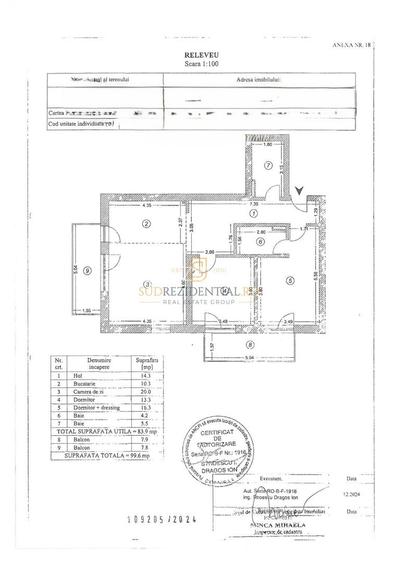 Apartament Premium 3 Camere zona Eroii Revoluției 99,6 mp - 6