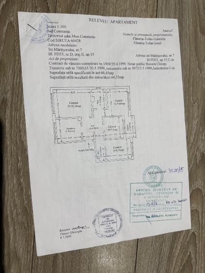 Apartament 4 camere – Poarta 6 – Etaj 2