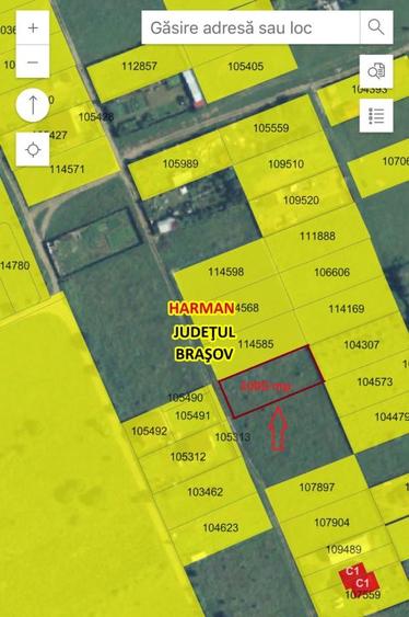 Teren Intravilan Harman Zona Str.Decebal