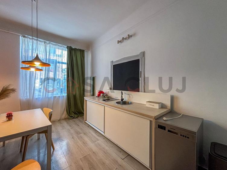 Studio langa Parcul Feroviarilor cu gradina proprie
