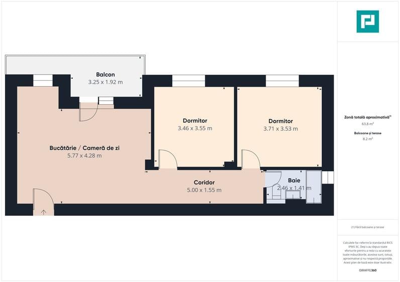 Apartament 3 camere | Etaj 2 | Zona Torontalului