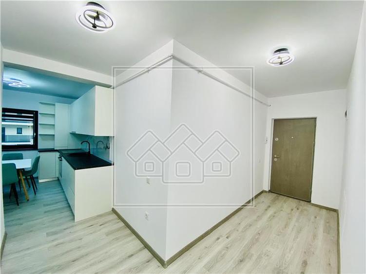 Ap. 2 camere si gradina, mobilat si utilat modern, zona D. Stanca