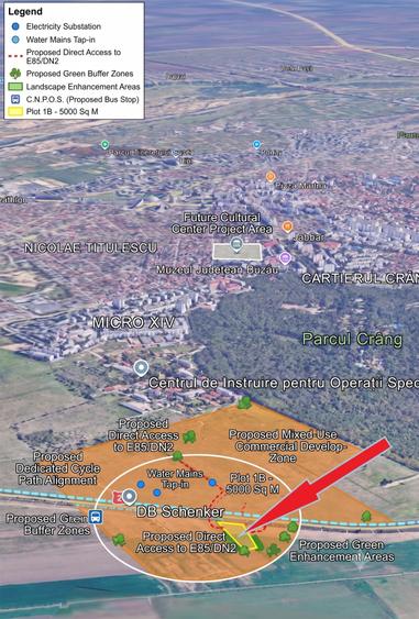 Hub Logistic Buzău: Teren Industrial-Comercial 5.000 mp, lângă DB Schenker / E85