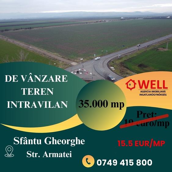Teren intravilan de vânzare în Sfântu Gheorghe