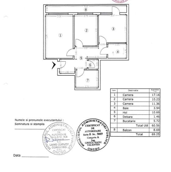 Apartament 3 camere Calea Dorobanti