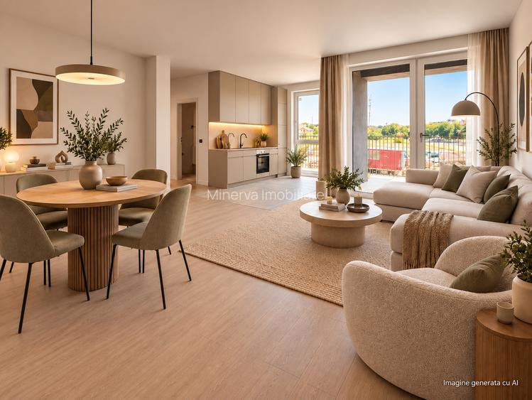 Apartament 3 camere, 72,35 mp, 2 bai + terasa 14 mp | Mehala | Comision 0%
