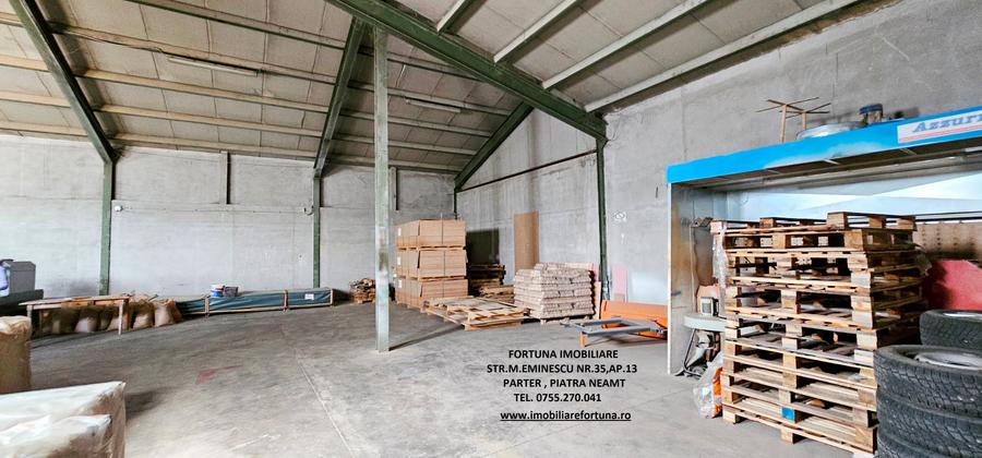 Complex imobiliar, hala, birouri si apartament, teren 1896 mp, Piatra Neamt