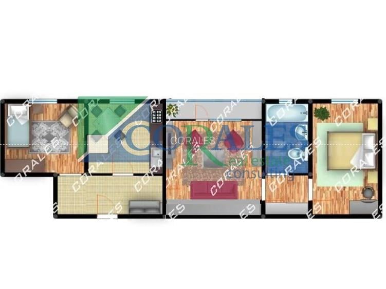 3 camere, model mare, langa Iulius Town. ETAJ 1. contor separat de gaz.