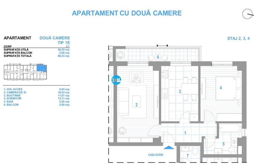 Direct Dezvoltator! Ap 2 cam, finalizat si intabulat! Bucium