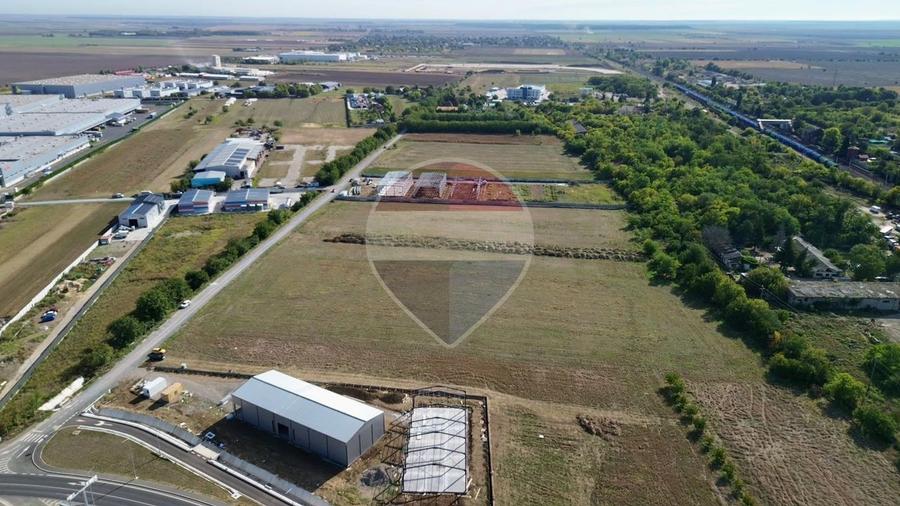 Teren intravilan de vanzare 12700 mp dezvoltare industriala, logistica