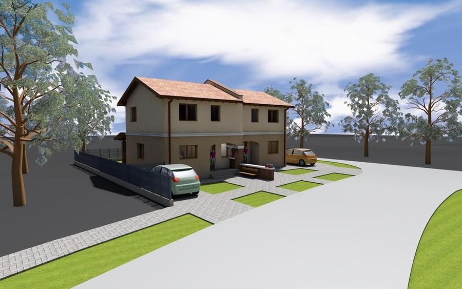 1/2 Duplex, P+1, 3 camere, 74mp SU, 265mp ST, Cartierul Primaverii!