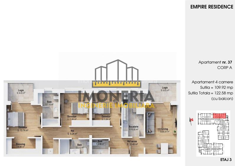 Empire Tornadei 2 – 0% Comision – 4 camere cu sistem fotovoltaic 6 kW - 4