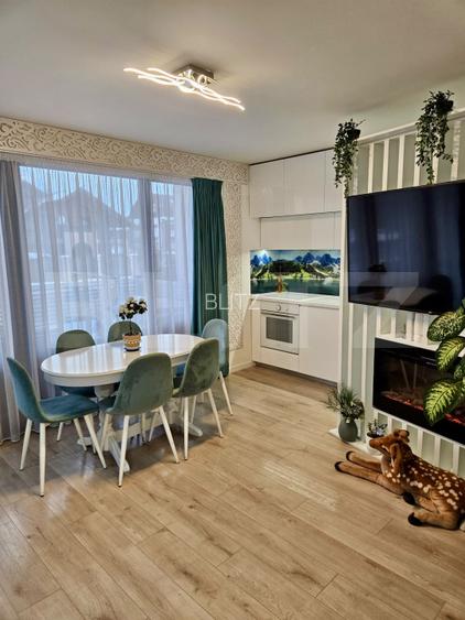 Apartament 3 camere, 64 mp, terasa+curte privata, zona Tractorul - 2