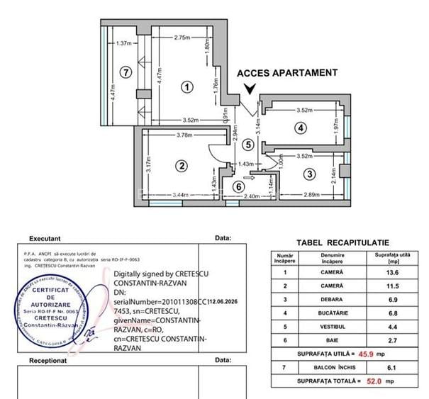 Vanzare apartament 2 camere Tineretului, acces terasa blocului - 11
