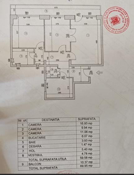 De vanzare 3 camere la Doamna Ghica, bloc reabilitat, decomandat