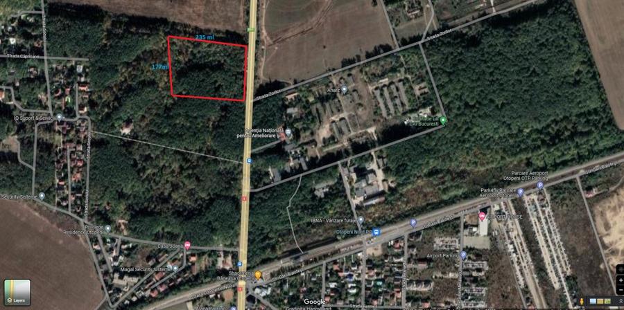 Proiect Unic 3.5 Ha Teren constructii in mijlocul padurii P+5 Otopeni-Corbeanca