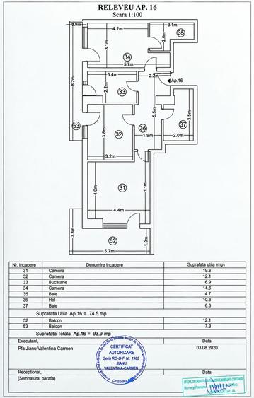 3 camere | Mamaia Central - Hotel Rex | Mobilat | Prima utilizare