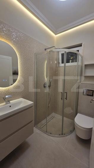 Studio de închiriat, 40 mp, grădină privată și parcare, zona Europa