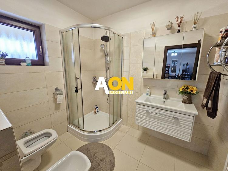 Casa 4 camere, mobilata, utilata, 500 mp teren, asfalt, Alba-Micesti