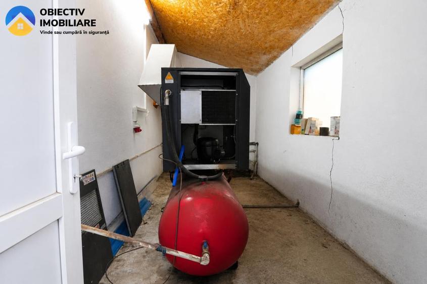 Spatiu industrial 3110 mp teren, hala productie+service auto, Targu Neamt