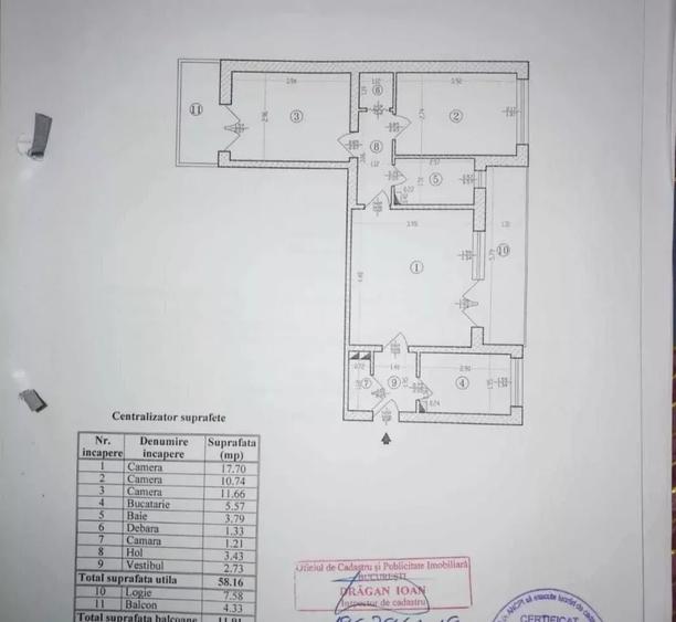 Apartament 3 camere Lujerului -Parc Liniei