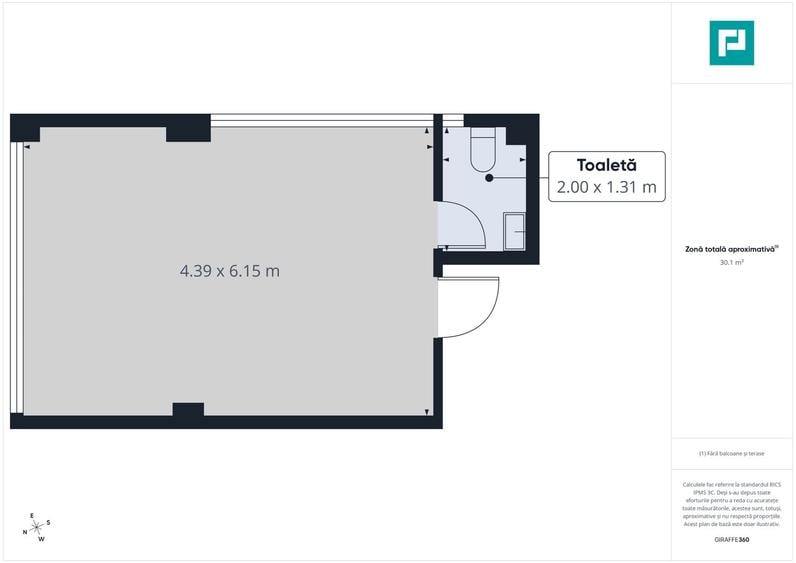 Spațiu de birouri de închiriat – Zona Intim