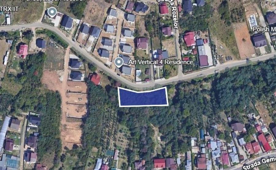 Teren intravilan 1299 MP Geamana, Pitesti – zona excelenta, toate utilitatile