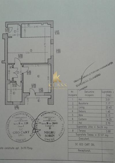 Închiriere apartament cu 2 camere în zona de nord cu parcare subterană inclusă