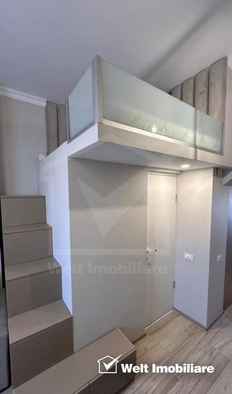Apartament 1 camera + nisa de dormit suspendata, Dorobantilor