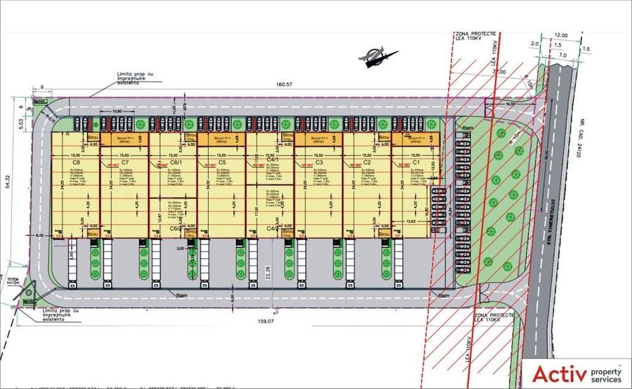 SPATII INDUSTRIALE DE INCHIRIAT IN RECON BUSINESS PARK BUCOV