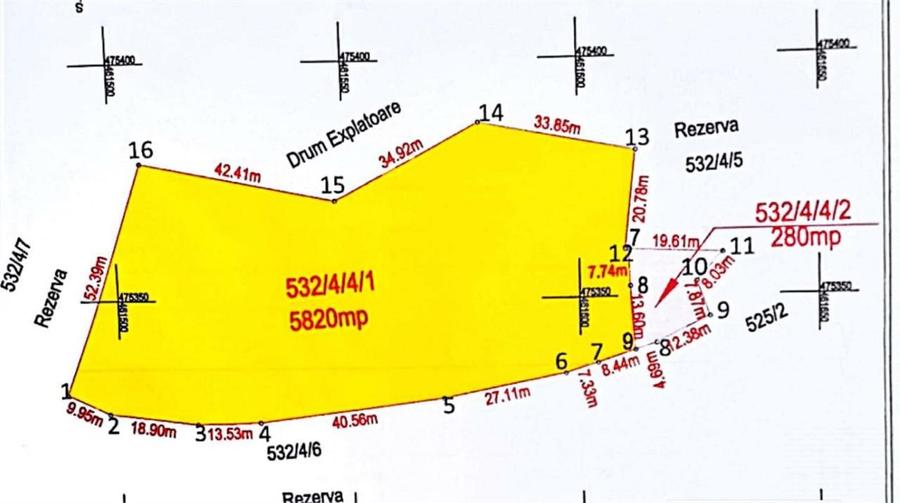 Oferta teren 5820mp optim casa de vacanta -zona lacuri private Colun