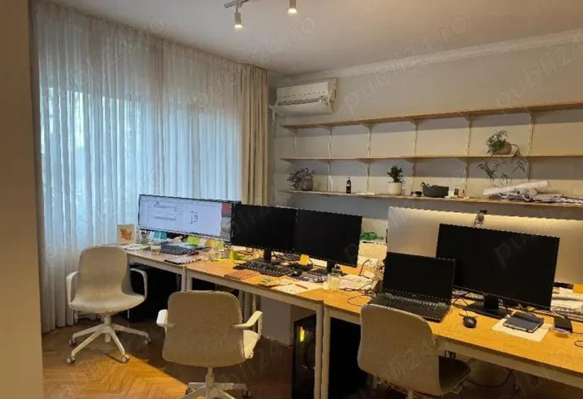 Spatiu Birou | Floreasaca | 2 camere 75mp | Parter in Vila | Centrala proprie