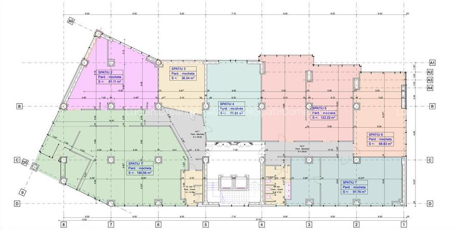 Spatiu office, 2 camere, 92mp, Tatarasi Tudor Center - 9