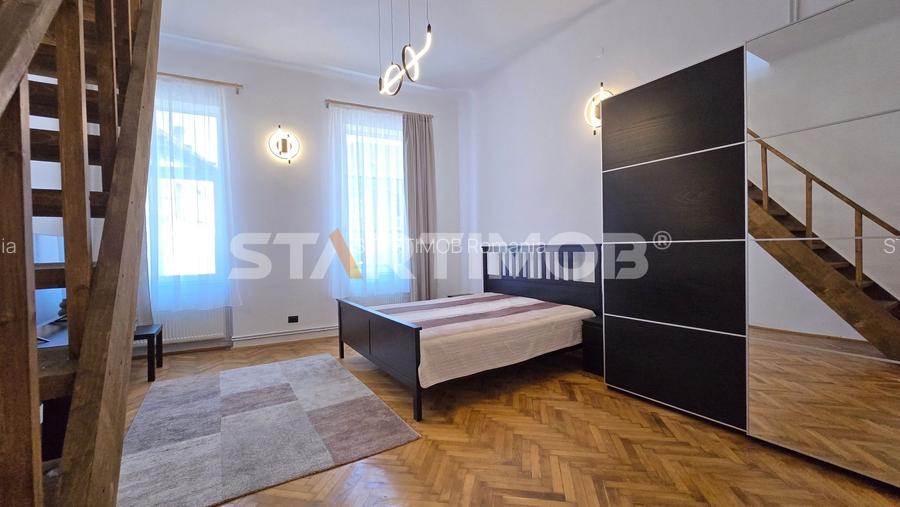 Studio mobilat Central Brasov cu parcare str Lunga