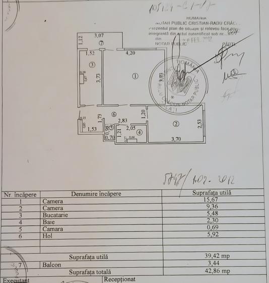 Apartament cu 2 camere Zona Micro 19 | O-uri