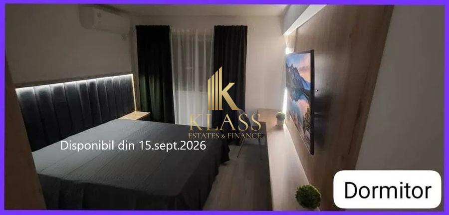 Apartament modern complet mobilat 2 camere - langa Metrou M2, bloc nou