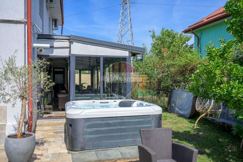 Vilă renovată P+1+M  | Foișor vitrat, grădină și jacuzzi - 24